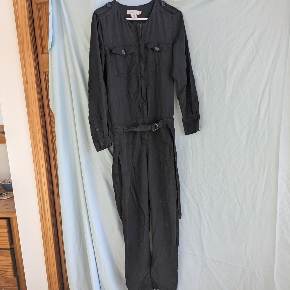Black Long Sleeve Jumpsuit
